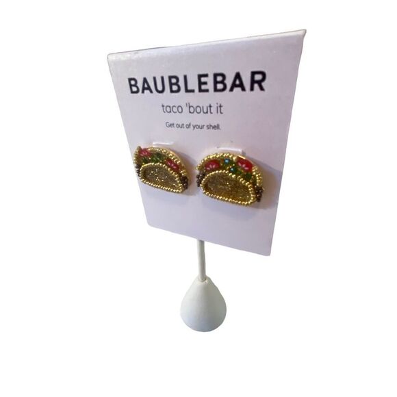 Baublebar Sparkly Taco Post Earrings. So Fun! - Picture 3 of 6